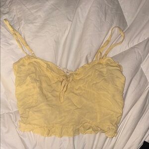 LA Hearts Yellow Women's Top Small